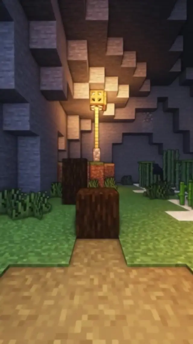 Minecraft Lantern gameplay background