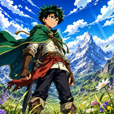 Text to Shonen Anime Generator